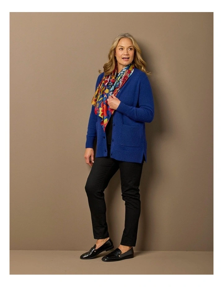 Austin Buttons Cardigan in Blue image 7