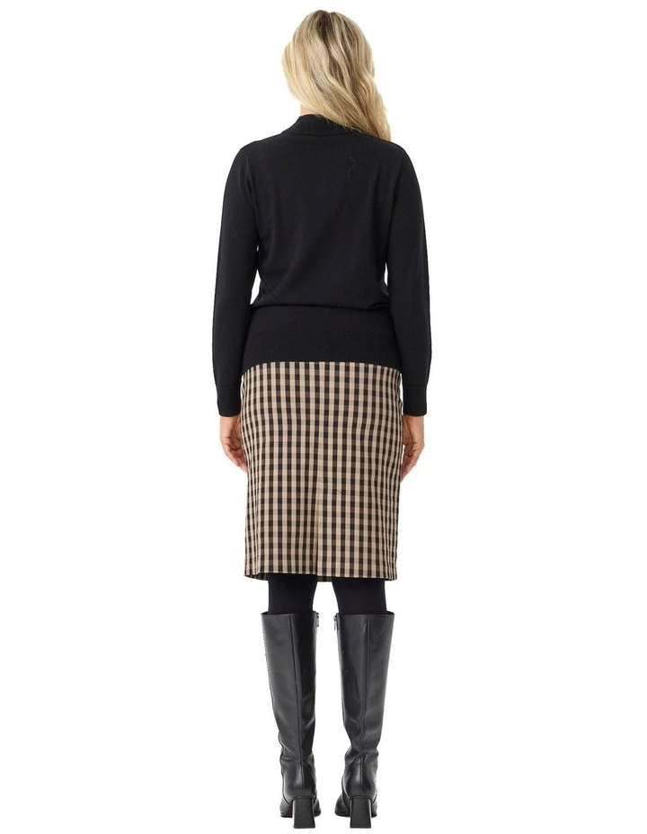 Bayview Check Pull On Skirt in Multi image 2