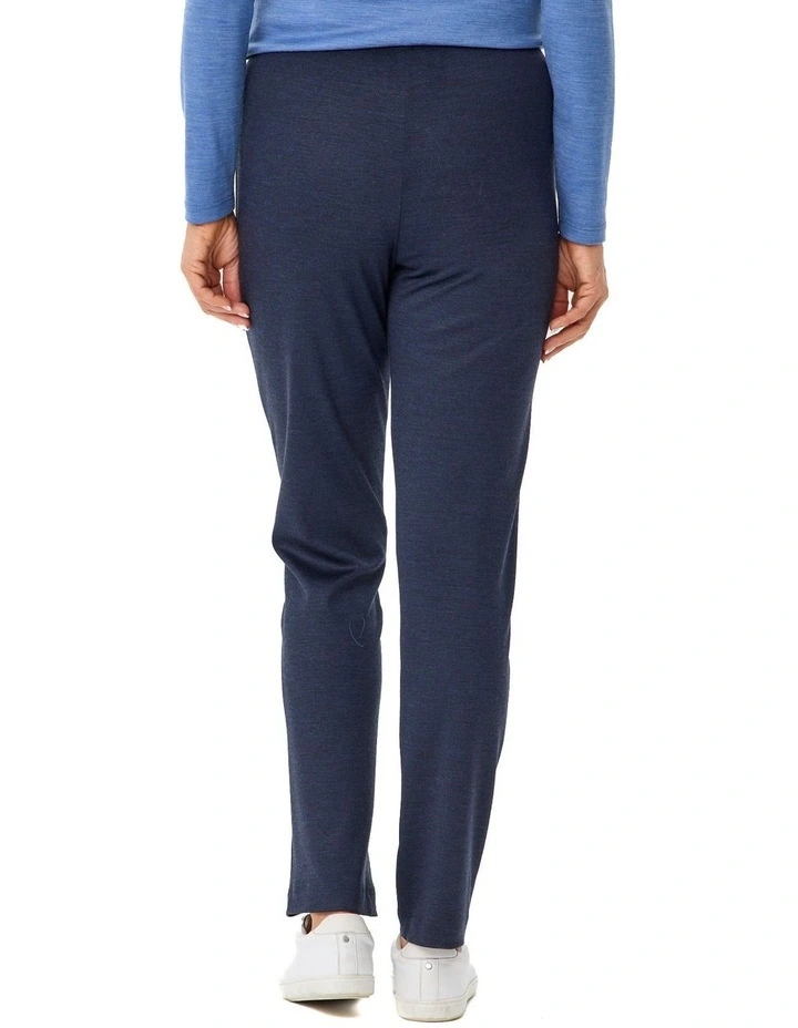 Hedrena Pull On Slim Leg Pant in Blue image 2