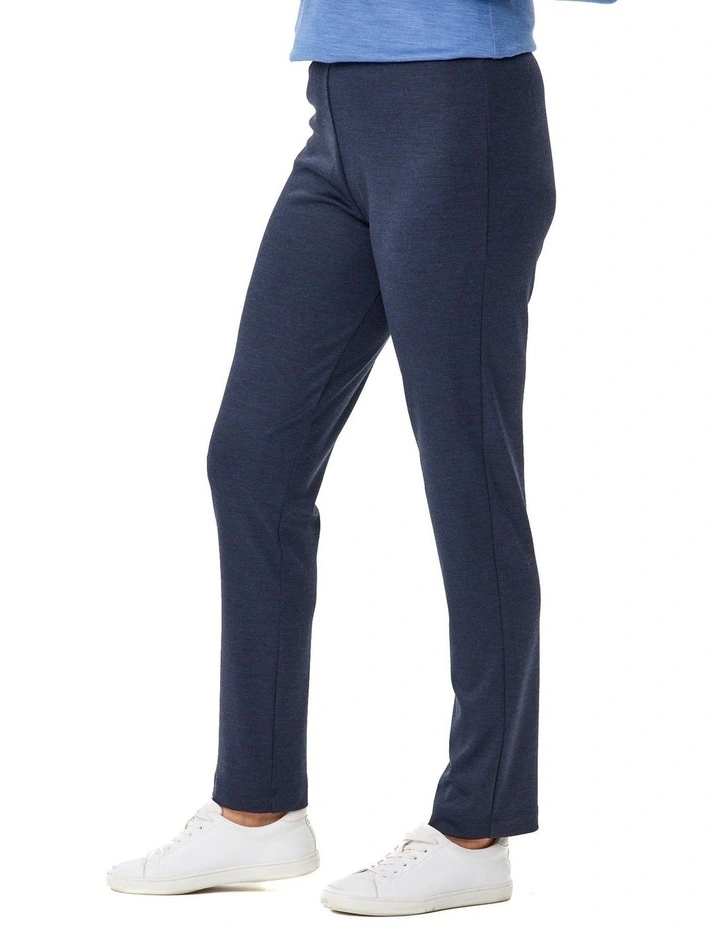Hedrena Pull On Slim Leg Pant in Blue image 3