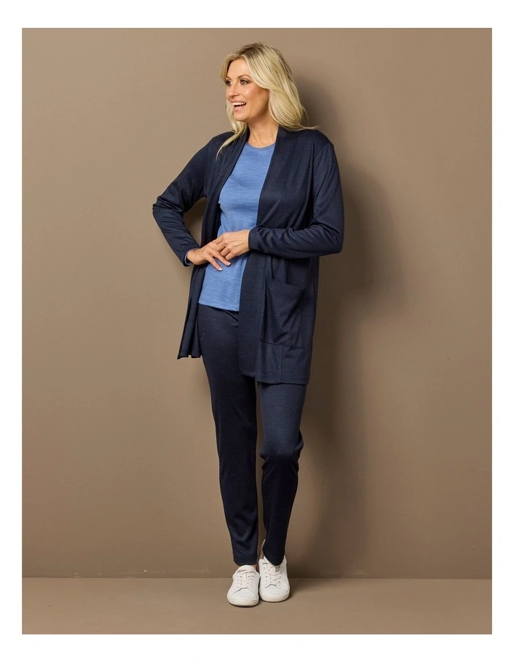 Hedrena Pull On Slim Leg Pant in Blue image 7