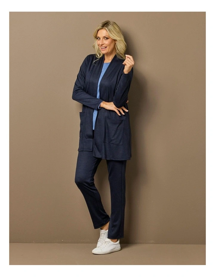 Hedrena Pull On Slim Leg Pant in Blue image 7