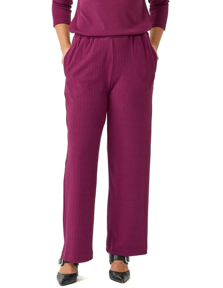 Tempest Relaxed Wide Leg Pants in Red image 1