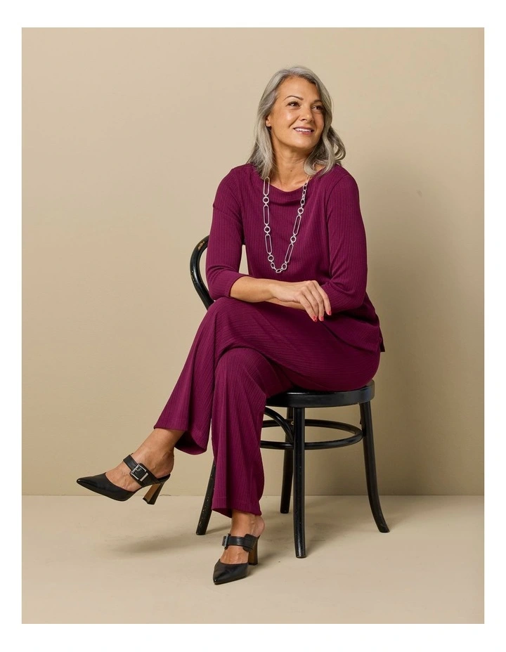 Tempest Relaxed Wide Leg Pants in Red image 5