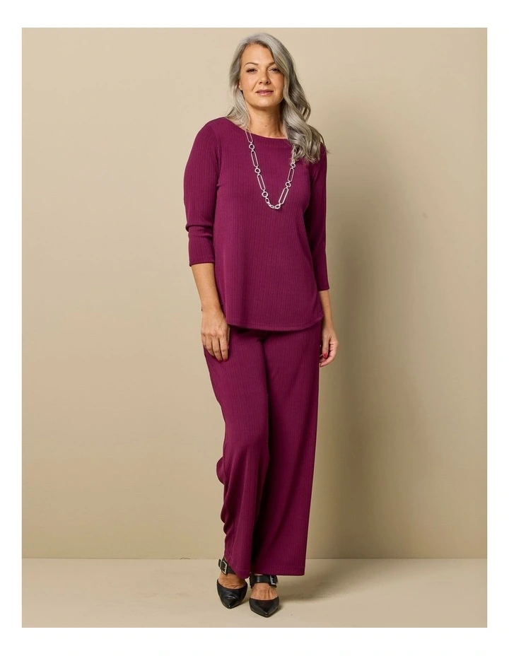 Tempest Relaxed Wide Leg Pants in Red image 6