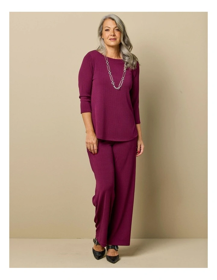 Tempest Relaxed Wide Leg Pants in Red image 6