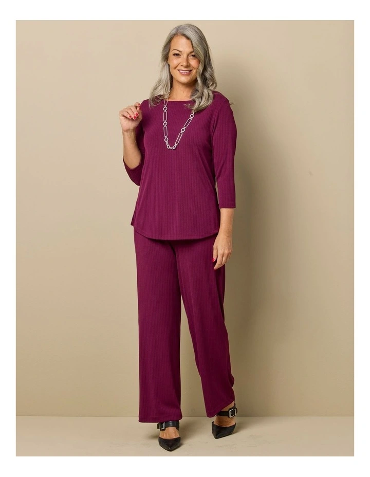 Tempest Relaxed Wide Leg Pants in Red image 7