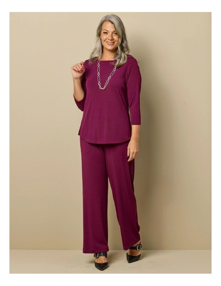Tempest Relaxed Wide Leg Pants in Red image 7