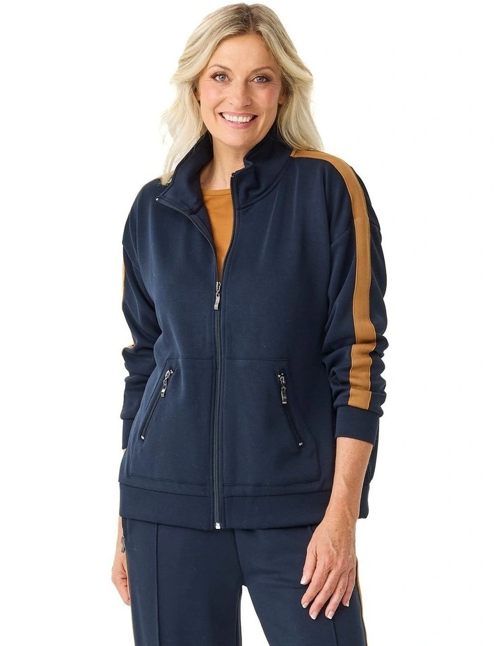 Energy Side Stripe Wide Pant in Blue image 4