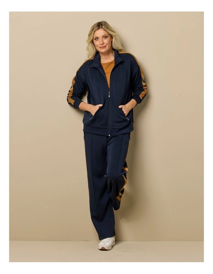 Energy Side Stripe Wide Pant in Blue image 6