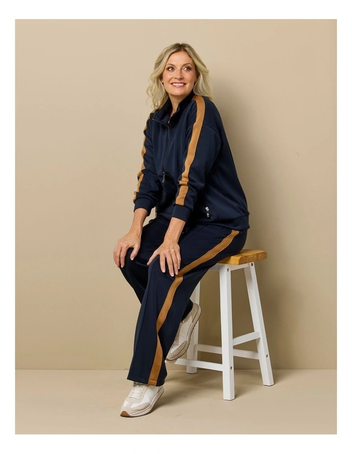 Energy Side Stripe Wide Pant in Blue image 7