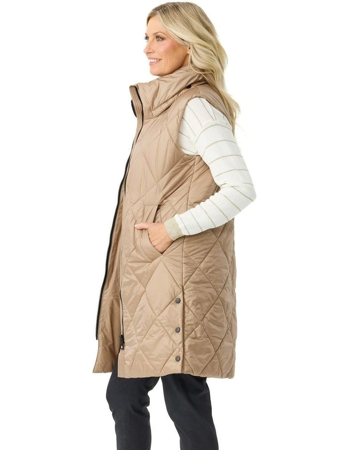 Lido Longline Puffer Vest image 3