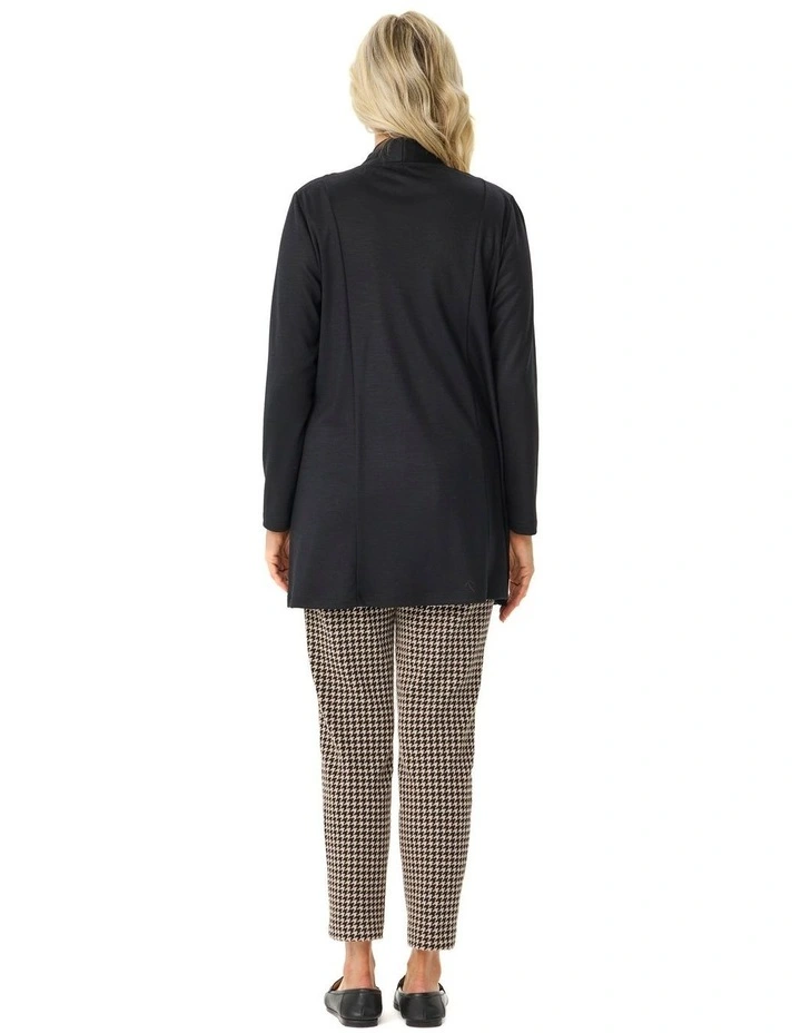 Hedrena Interlock Pocket Cardigan in Black image 2