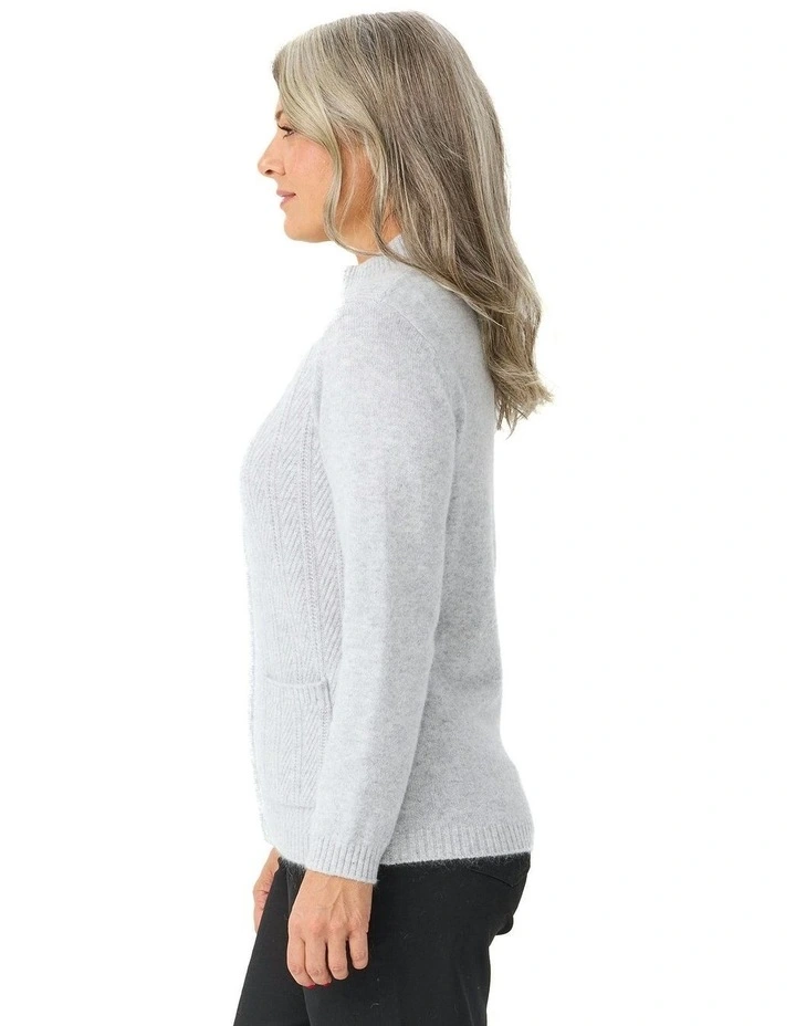 Louis Zip Up Cardigan image 3