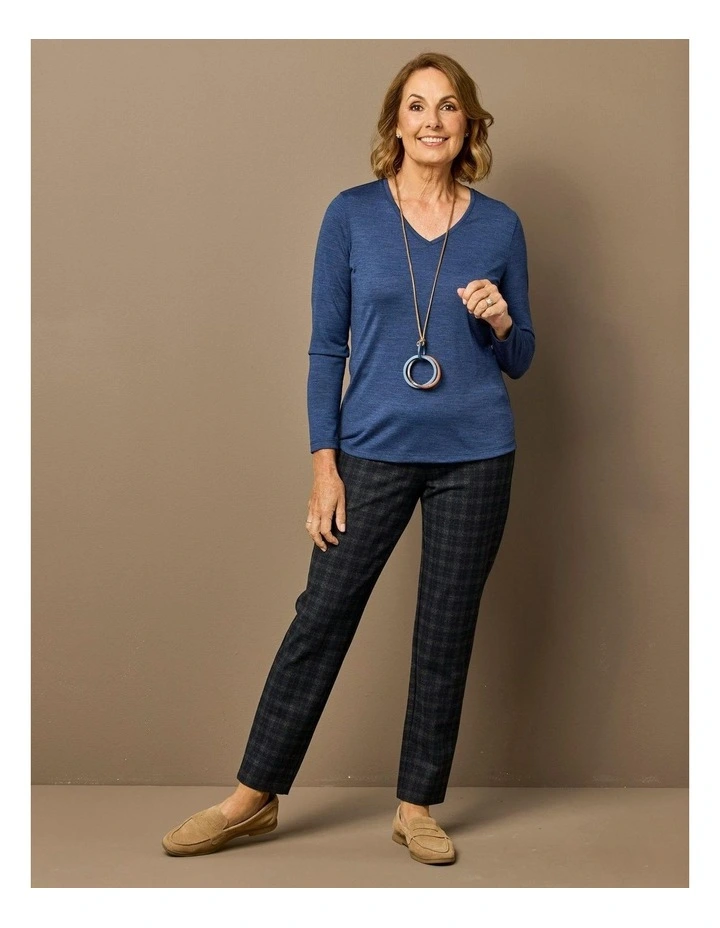Hedrena V Neck Long Sleeve Top image 5