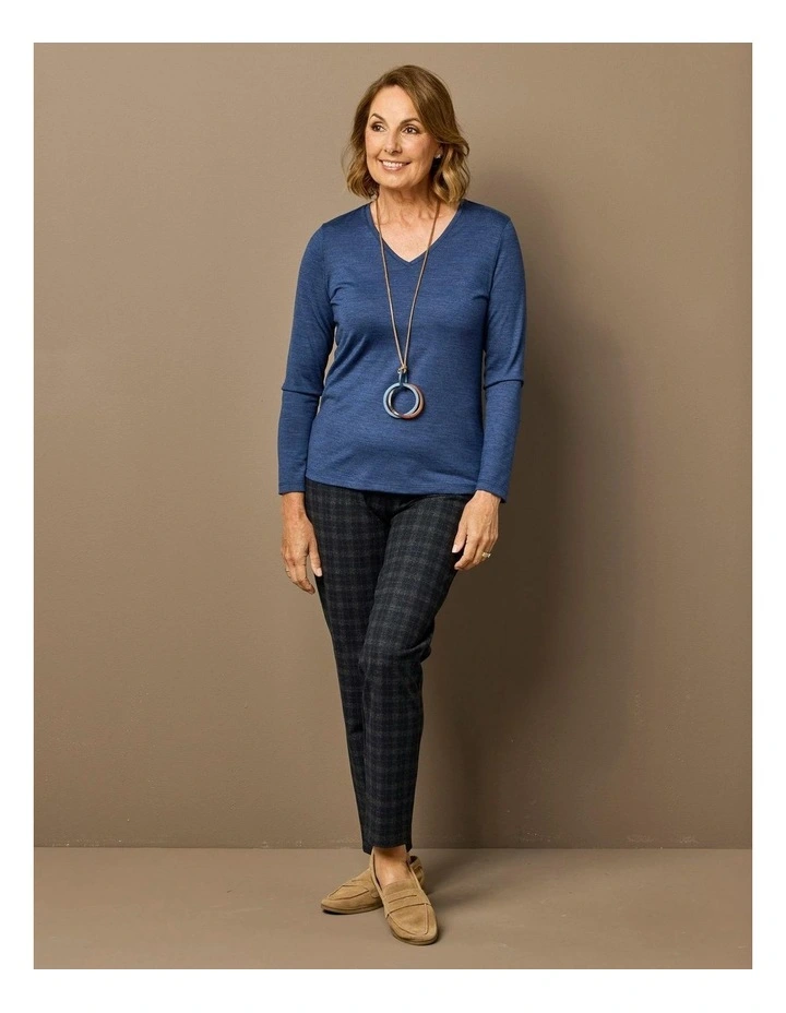 Hedrena V Neck Long Sleeve Top image 6