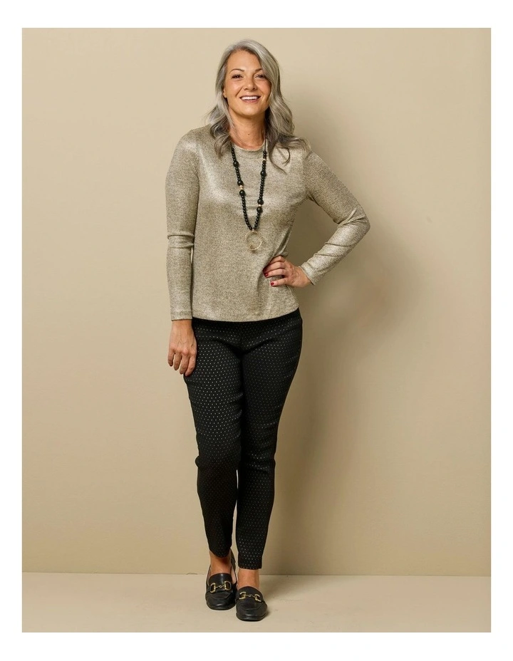 Grazia Rib Long Sleeve Top image 6