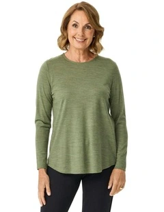 Hedrena Pleat Back Long Sleeve Top
