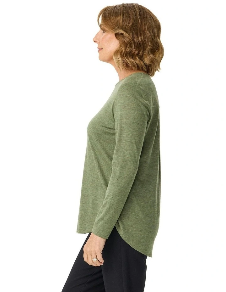 Hedrena Pleat Back Long Sleeve Top image 3