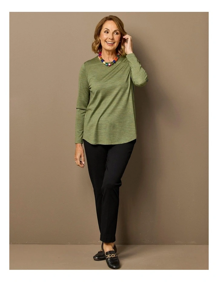 Hedrena Pleat Back Long Sleeve Top image 7