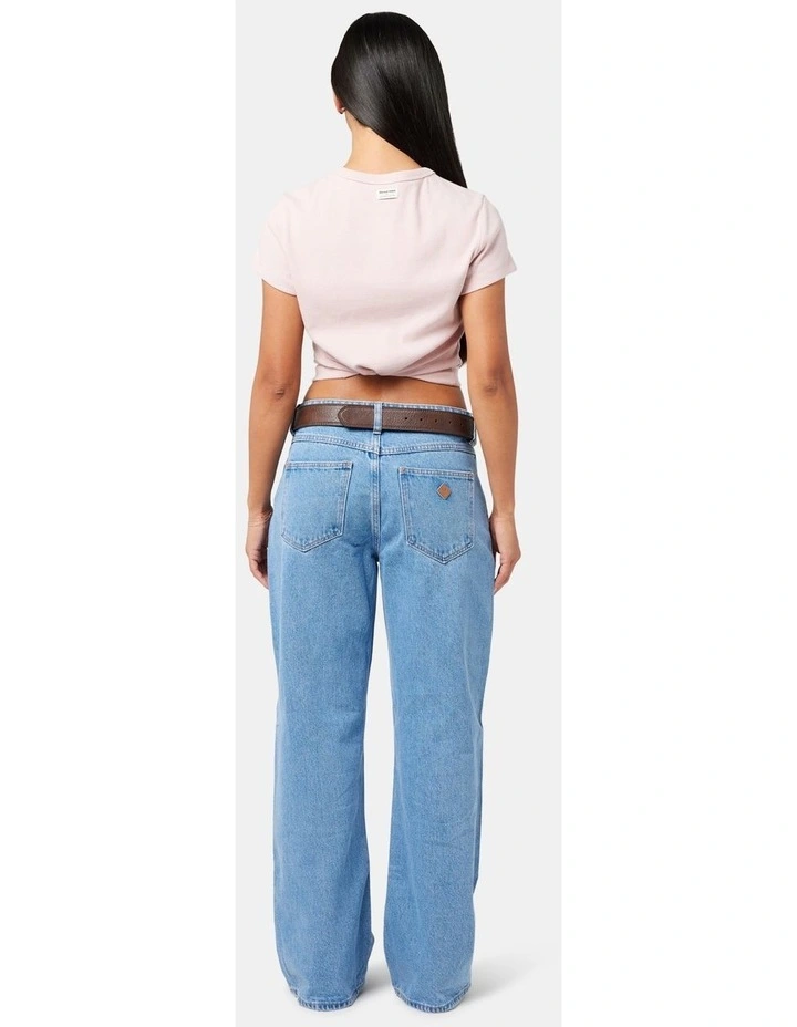 95 Mid Baggy Petite Gigi Jeans in Denim image 2