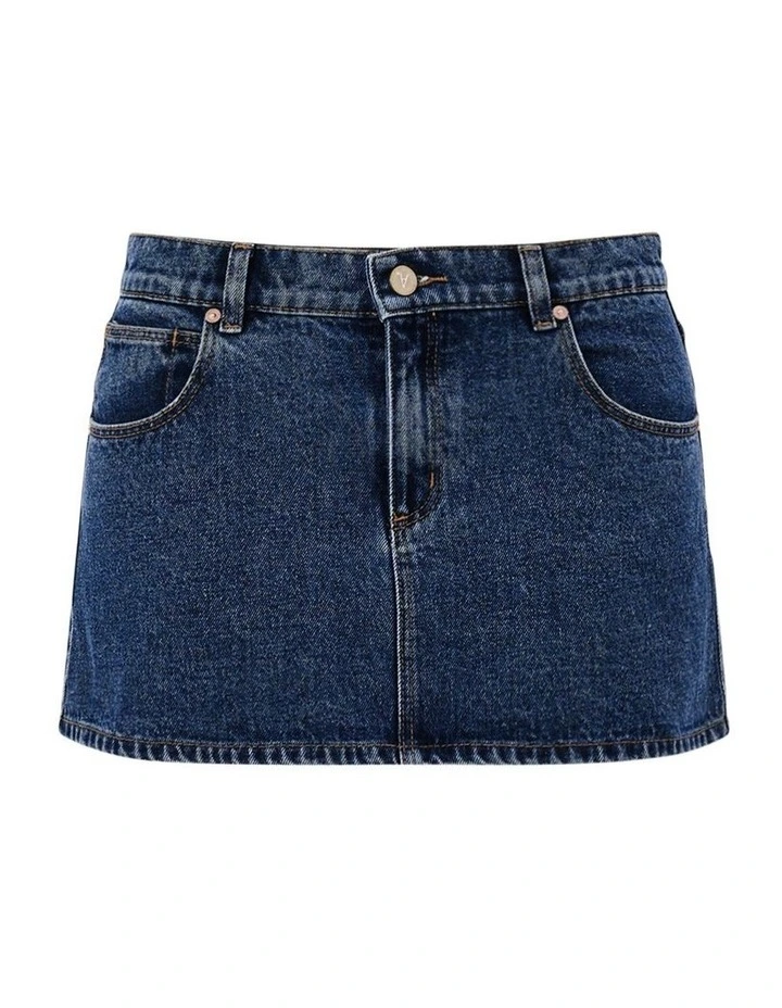 99 Low Skirt in Indigo image 7