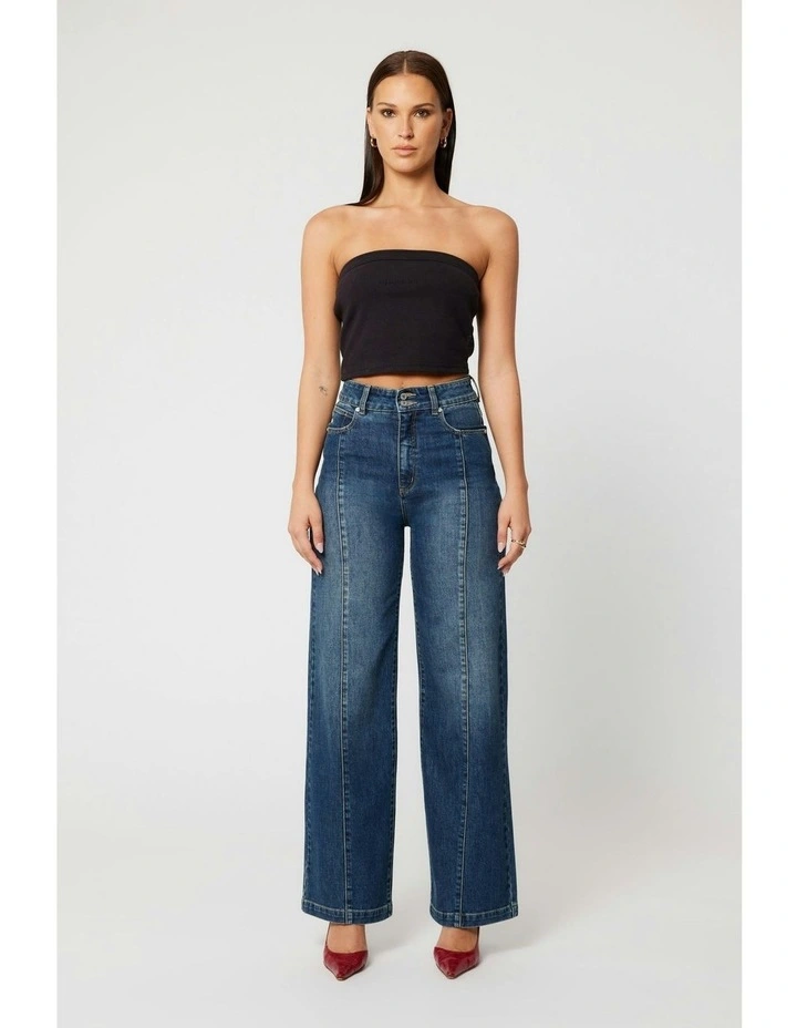 94 High & Wide Jeans in Indigo image 1