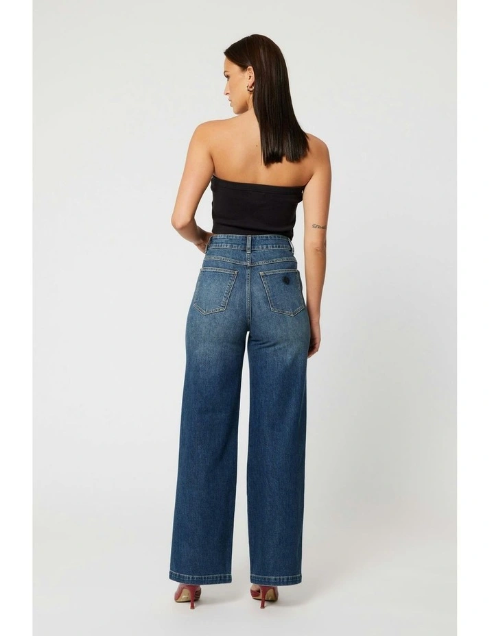94 High & Wide Jeans in Indigo image 2