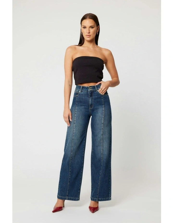 94 High & Wide Jeans in Indigo image 5