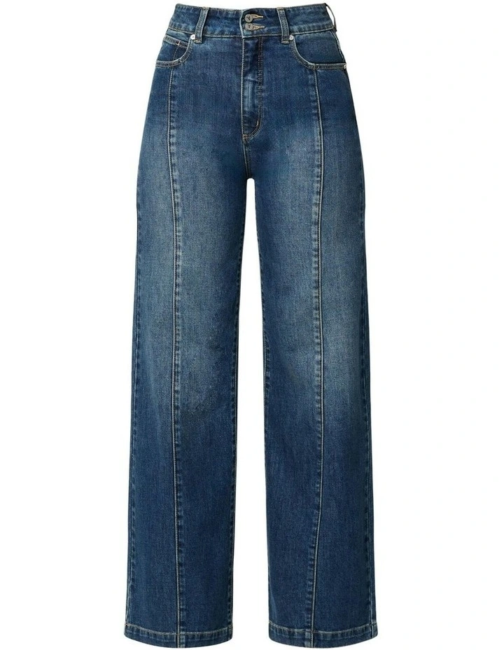94 High & Wide Jeans in Indigo image 7