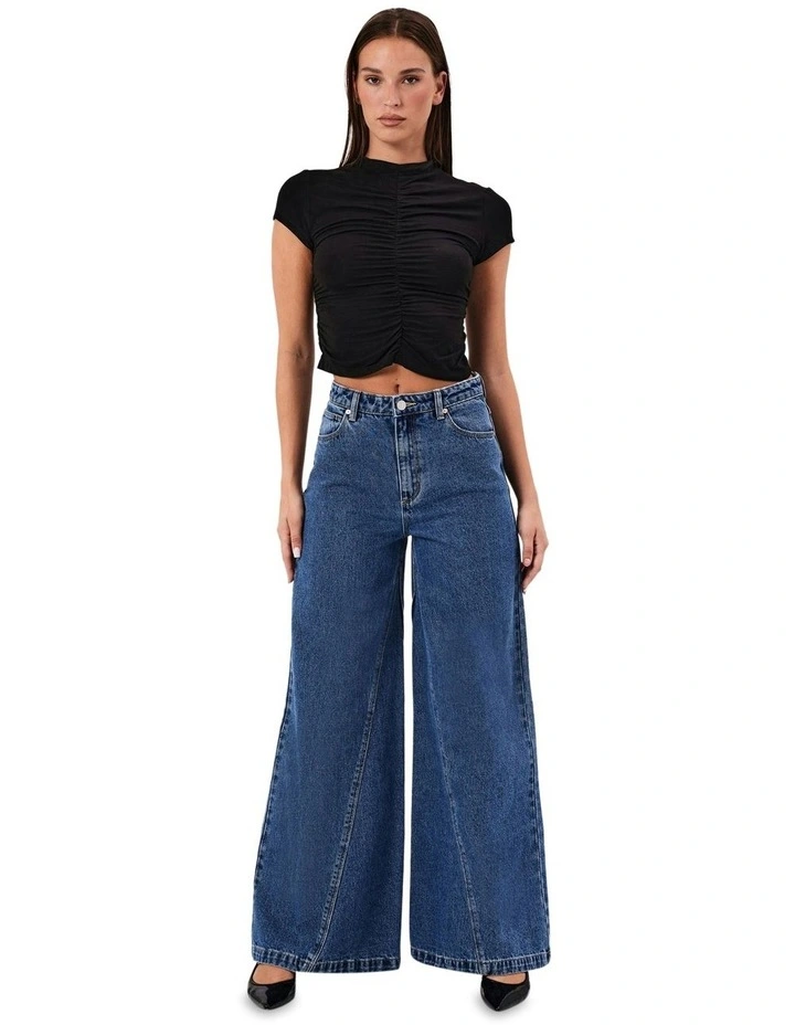 94 High & Super Wide Jeans in Chantell image 1