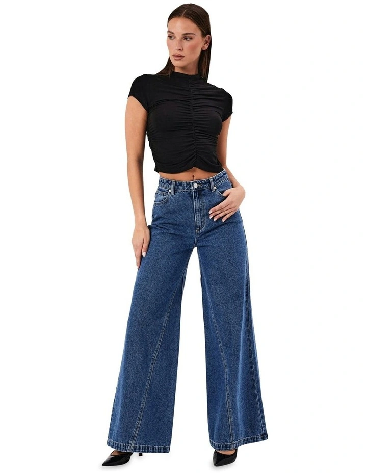 94 High & Super Wide Jeans in Chantell image 3