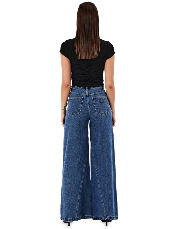 94 High & Super Wide Jeans in Chantell image 5