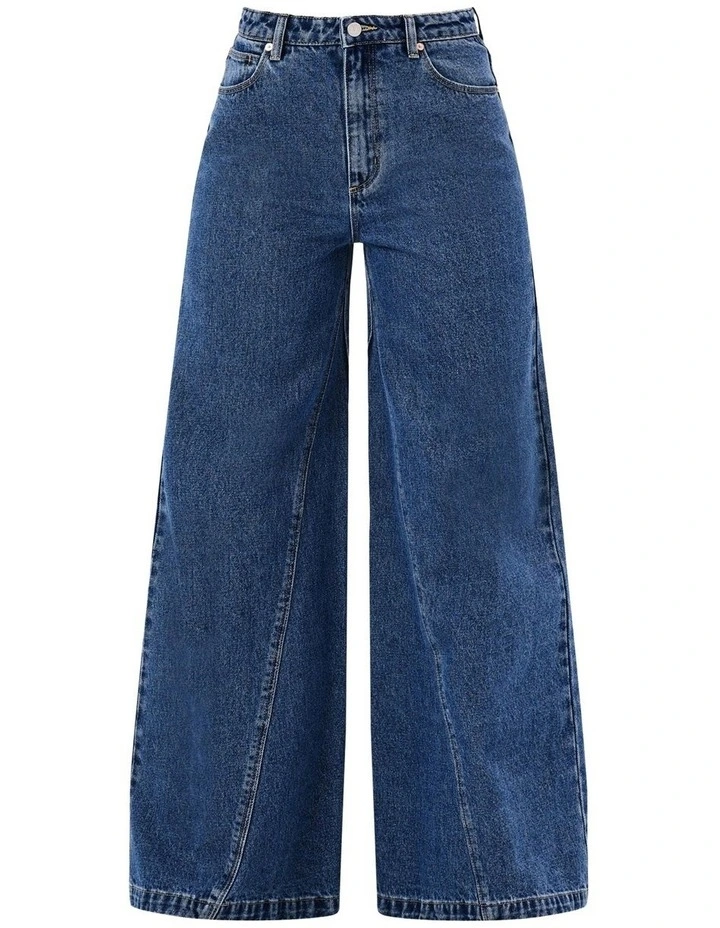 94 High & Super Wide Jeans in Chantell image 7