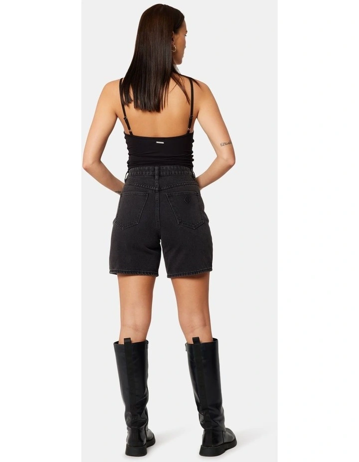 Carrie Heidi Shorts in Washed Black image 2