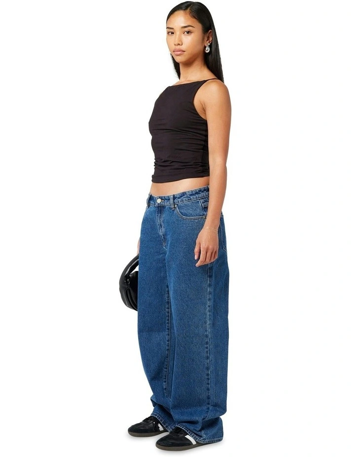 99 Low Baggy Petite Jeans in Blue image 4