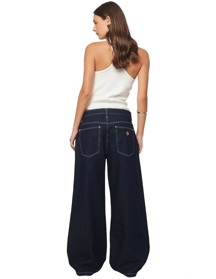 99 Low Mega Baggy Nicky Jeans in Blue image 2