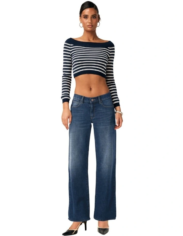 99 Low and Wide Jean in Blue image 1