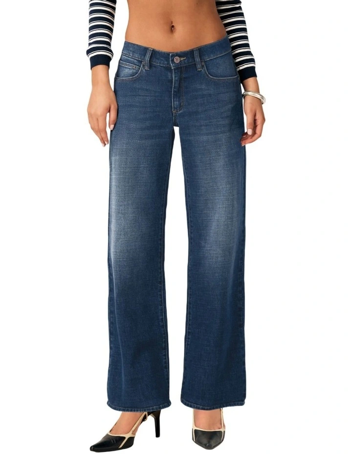 99 Low and Wide Jean in Blue image 3