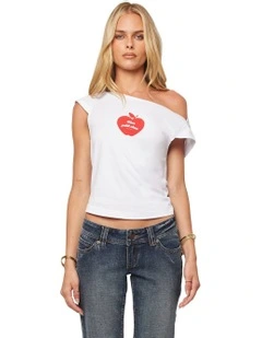 Little Miss Tee in White