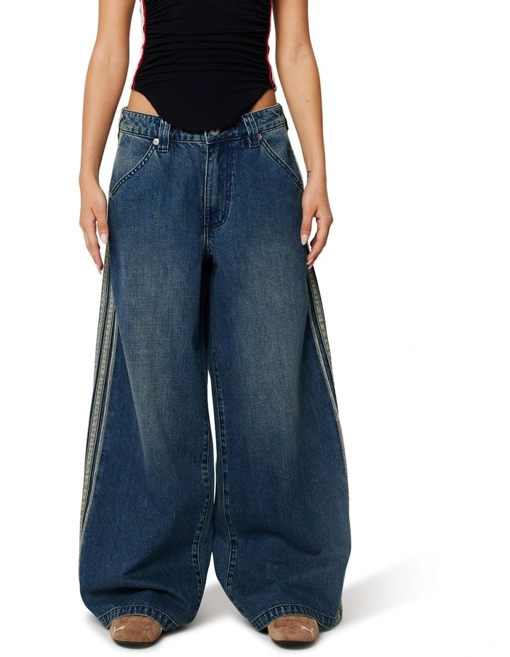 99 Low Mega Baggy Melanie Pant in Blue image 4