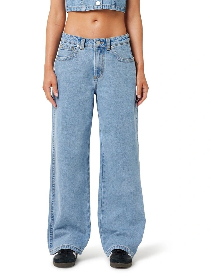 95 Mid Baggy Ariane Worker Pant in Blue image 4