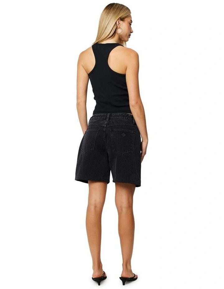 99 Low Boyfriend Short Shanae in Black image 2