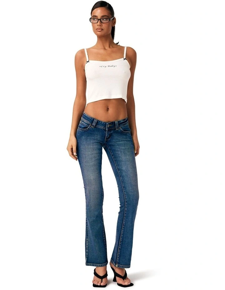 00 Super Low Kick Tall Petra Jeans in Blue image 1