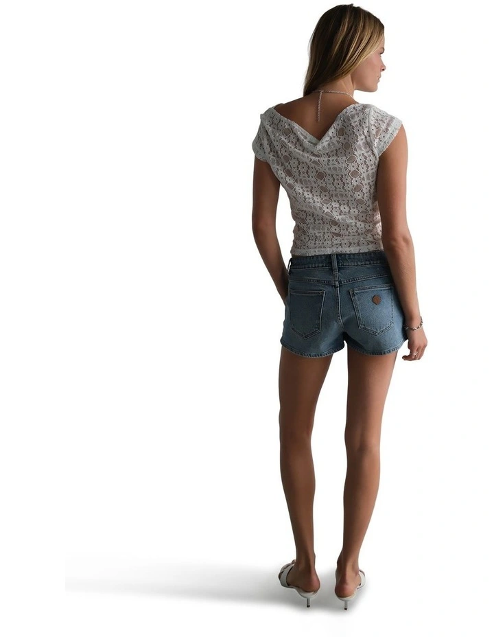 99 Low Selena Short in Blue image 2