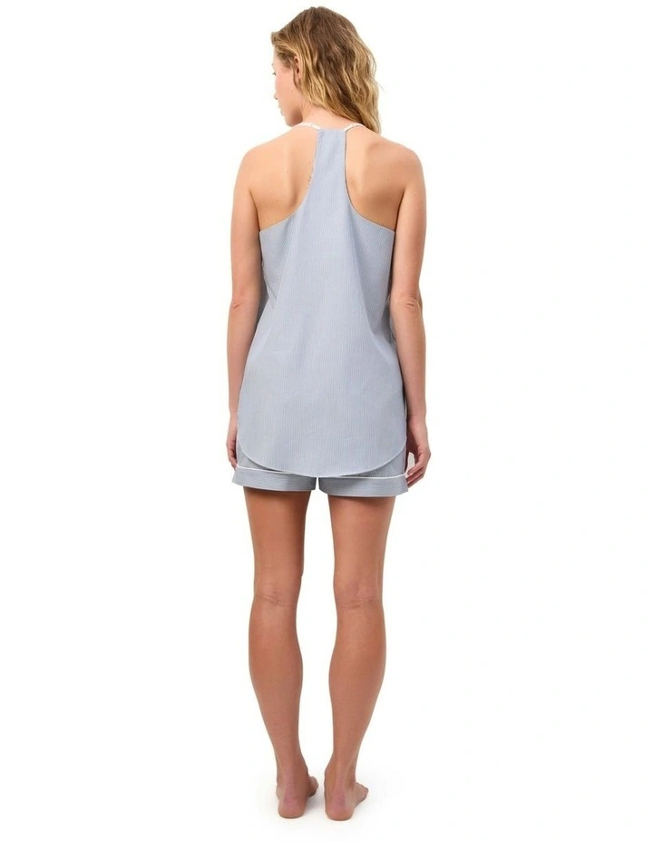 Moon Camisole Boxer Set in Blue image 1