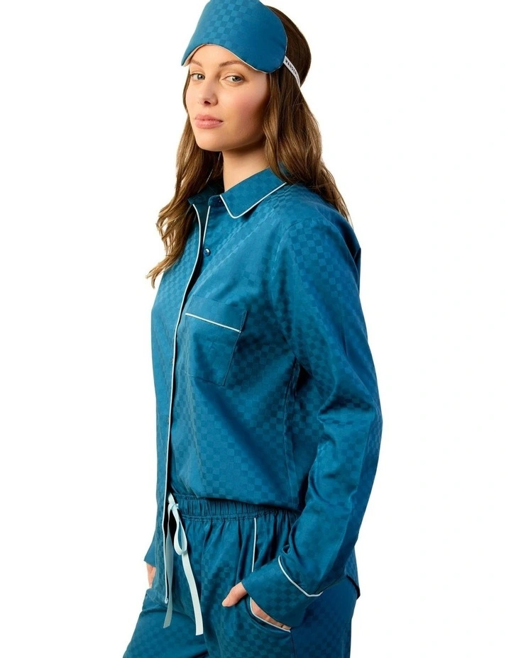 Wanderluxe Sleepwear Azure Pyjama Set In Teal MYER