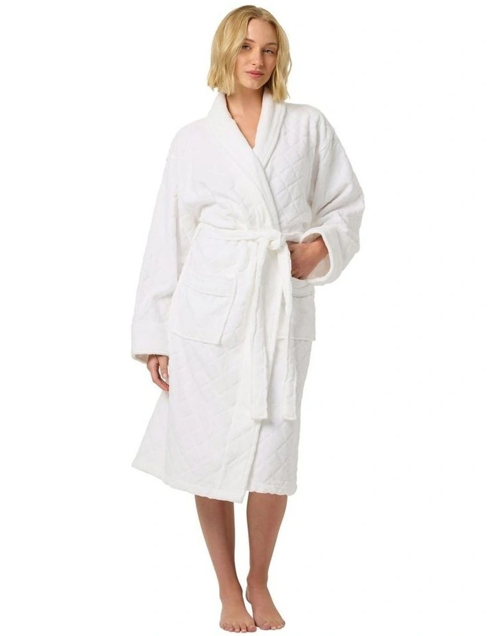 The Wanderluxe Robe in White image 1