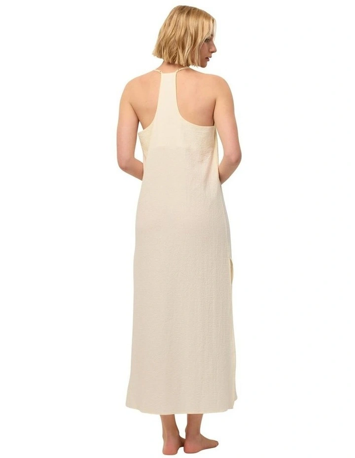 Limoncello Long Slip Dress Camisiole in Lemon image 2