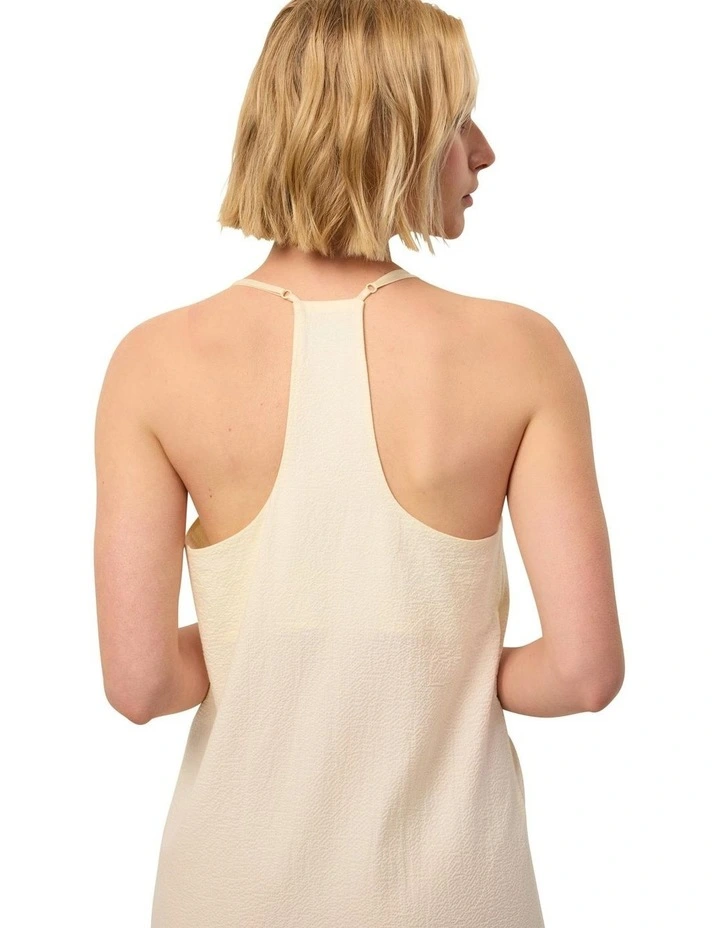 Limoncello Long Slip Dress Camisiole in Lemon image 4